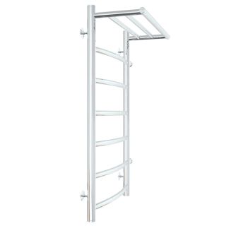 Полотенцесушитель водяной Laris Классик 73208019 правый  с полкой П7 50x80см хром